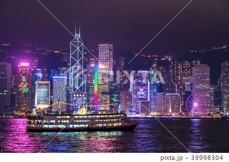 《香港》香港島の夜景 39998304