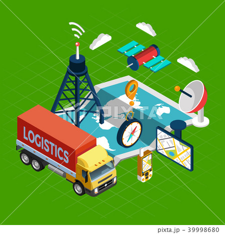Navigation Isometric Concept Navigation Isometric Concept 39998680