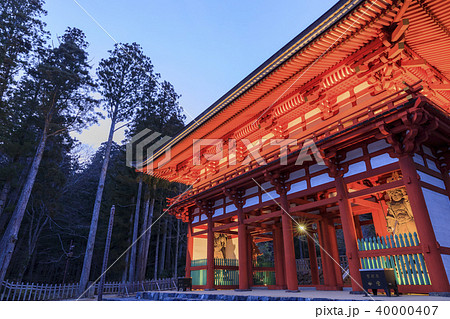 和歌山県・高野山・金剛峯寺・中門 40000407