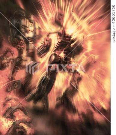 The battlefield of the future with huge robots 40001750