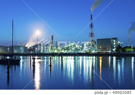 四日市コンビナートの夜景 四日市コンビナートの夜景 40002085