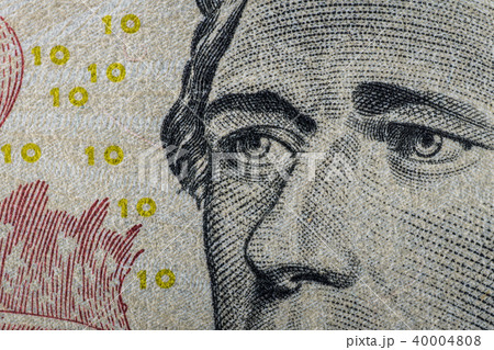 10ドル紙幣　ハミルトンの顔 40004808