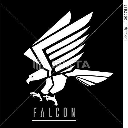 Eagle White Eagle White Falconのイラスト素材
