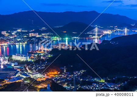 《長崎県》稲佐山の夜景・日本三大夜景 《長崎県》稲佐山の夜景・日本三大夜景 40008011