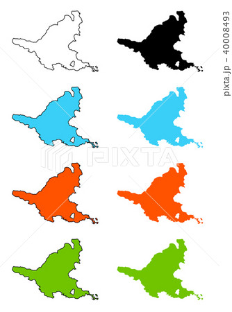 阿寒湖のイラスト素材