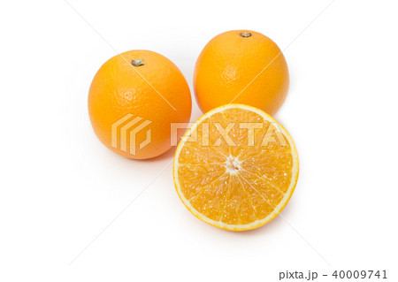 Fresh orange isolated on white background Fresh orange isolated on white background 40009741