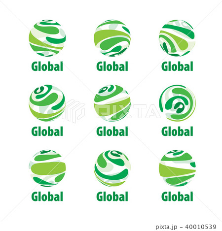 vector logo globe 40010539