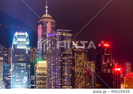《香港》香港の夜景 40010936