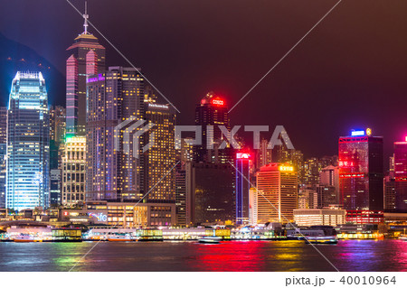 《香港》香港の夜景 40010964