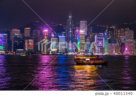 《香港》香港の夜景 40011340