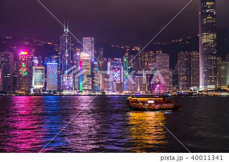 《香港》香港の夜景 40011341