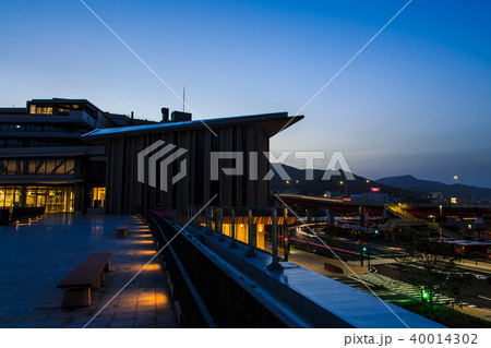 長崎県庁前広場から夜景 【長崎県長崎市】 長崎県庁前広場から夜景 【長崎県長崎市】 40014302