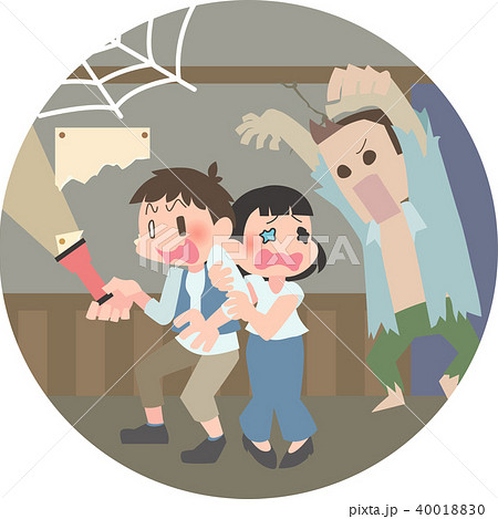 怪物に驚く2人組 怪物に驚く2人組 40018830