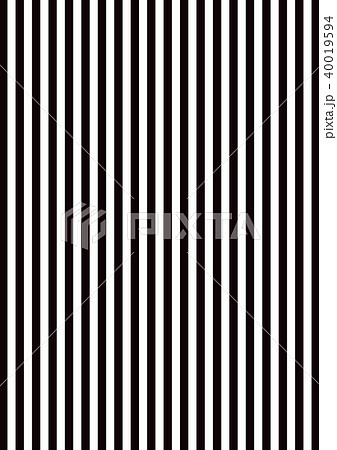 ストライプー白黒 モノクロ 縦 縞のイラスト素材 40019594 Pixta