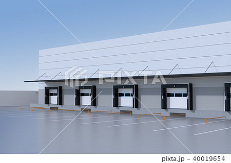 物流センタートラックターミナルのイメージ 物流センタートラックターミナルのイメージ 40019654