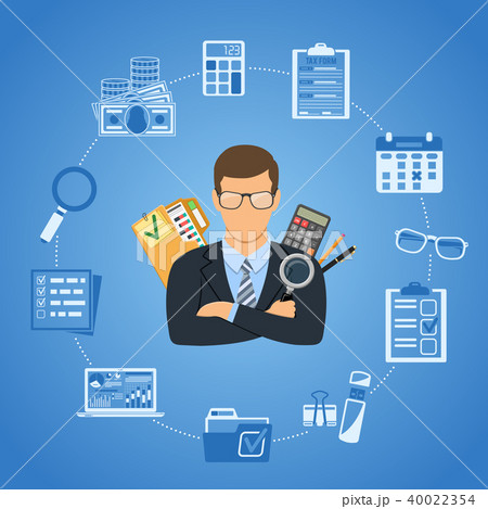 Auditing, Tax, Accounting Concept 40022354