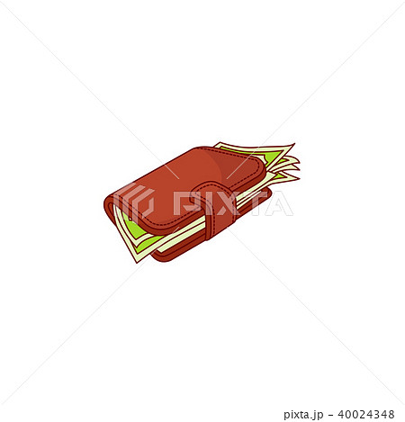 red wallet purse