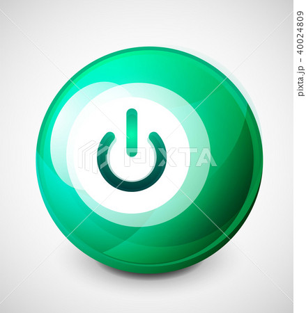 Start power button, ui icon design, on off symbol 40024809