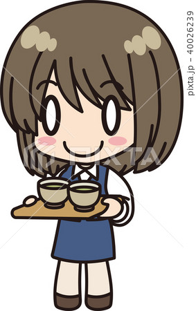 女性会社員_お茶くみ 40026239