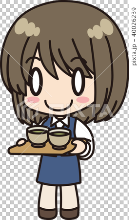 女性会社員_お茶くみ 40026239