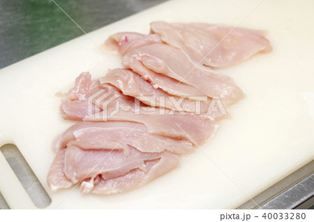 鶏胸肉の下ごしらえ 40033280