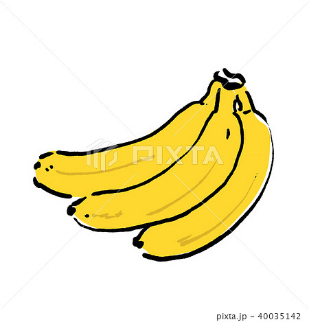 バナナ イラストのイラスト素材 40035142 Pixta