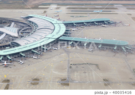 仁川国際空港 インチョン国際空港 航空撮影 40035416