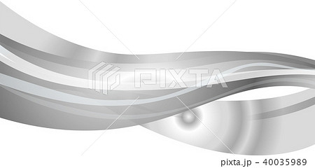 銀色の抽象背景 風のイラスト素材