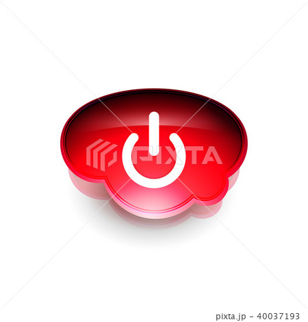 Power button icon, start symbol Power button icon, start symbol 40037193