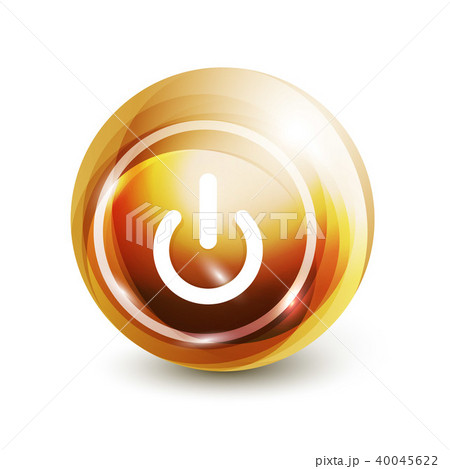 Power button icon, start symbol 40045622
