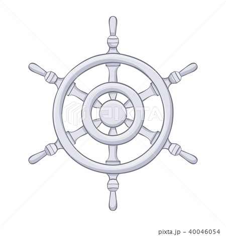 Steering wheel. Gray drawing 40046054