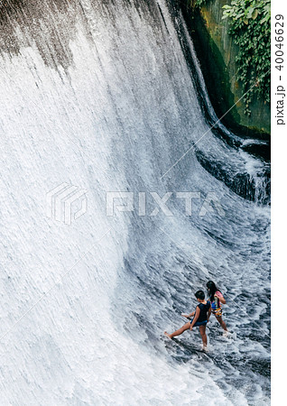 Kids fun waterfall Villa Escudero, Philippines 40046629