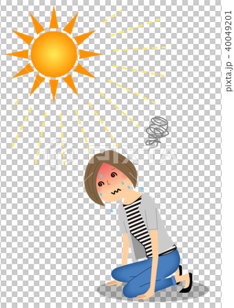 年輕女子中暑 40049201