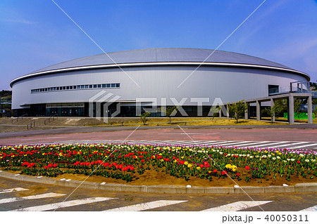 サイクルスポーツセンター　伊豆ベロドローム　外観　春 40050311