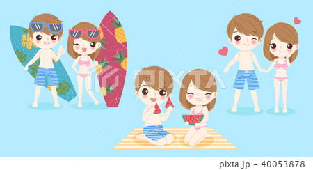 couple on the beach couple on the beach 40053878