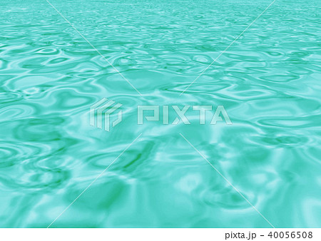 海面背景エメラルドグリーンのイラスト素材 40056508 Pixta