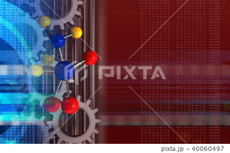 3d molecule 3d molecule 40060497