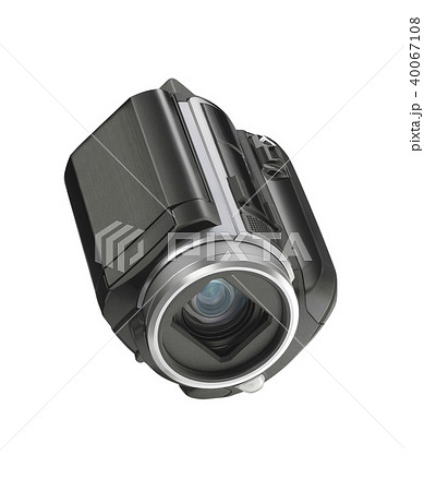 Digital video camera isolated on white background 40067108