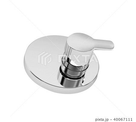 Shiny Shower Water Switcher Isolated Shiny Shower Water Switcher Isolated 40067111