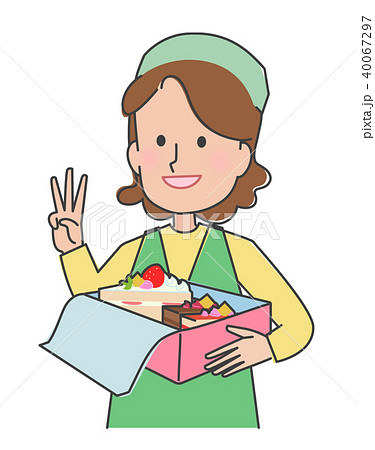 ケーキ屋の女性 ケーキ屋の女性 40067297