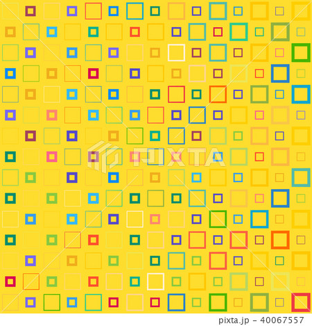 Abstract background with colorful squares and wavy thickness gradient 40067557