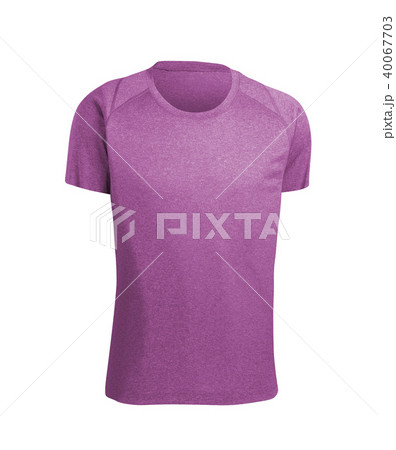 violet tshirt isolated on white background violet tshirt isolated on white background 40067703