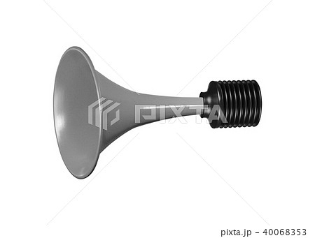horn with trumpet and black rubber bulb horn with trumpet and black rubber bulb 40068353