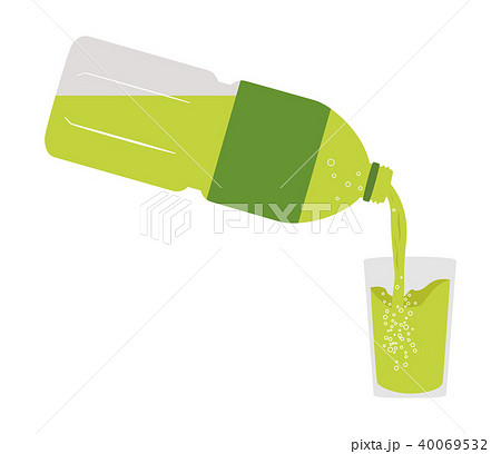緑茶ペットボトル イラストのイラスト素材