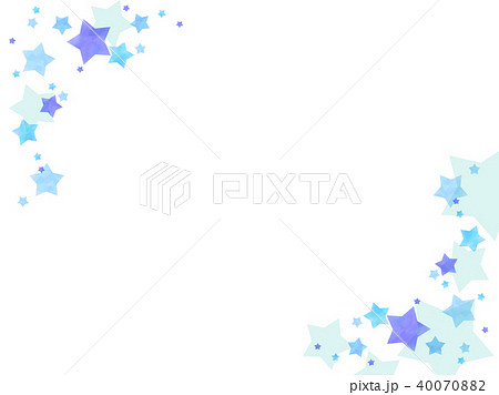 星のフレームのイラスト素材
