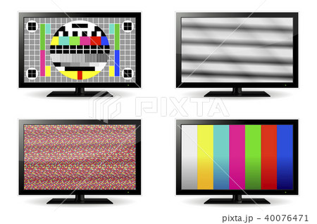 TV test pattern and no signal screens TV test pattern and no signal screens 40076471