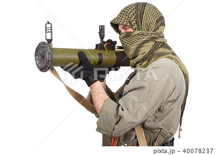 mercenary with anti-tank rocket launcher - RPG 40078237