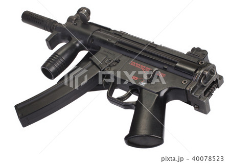 submachine gun MP5 isolated 40078523