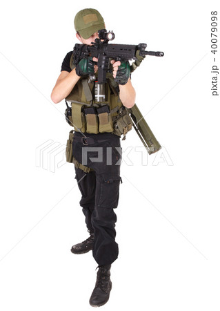 mercenary with m16 rifle mercenary with m16 rifle 40079098