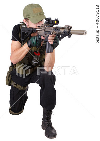 mercenary with m4 rifle mercenary with m4 rifle 40079113